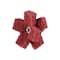 Pferd 2" POLINOX Cross Buffs, 8-32 Thd. - 2 Layers, Aluminum Oxide - Fine Grade 44214 - alternate 1